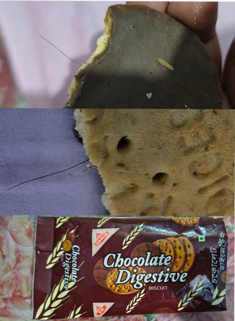 হকের চকলেট ডাইজেসটিভ বিস্কুটে চুলেভরা
