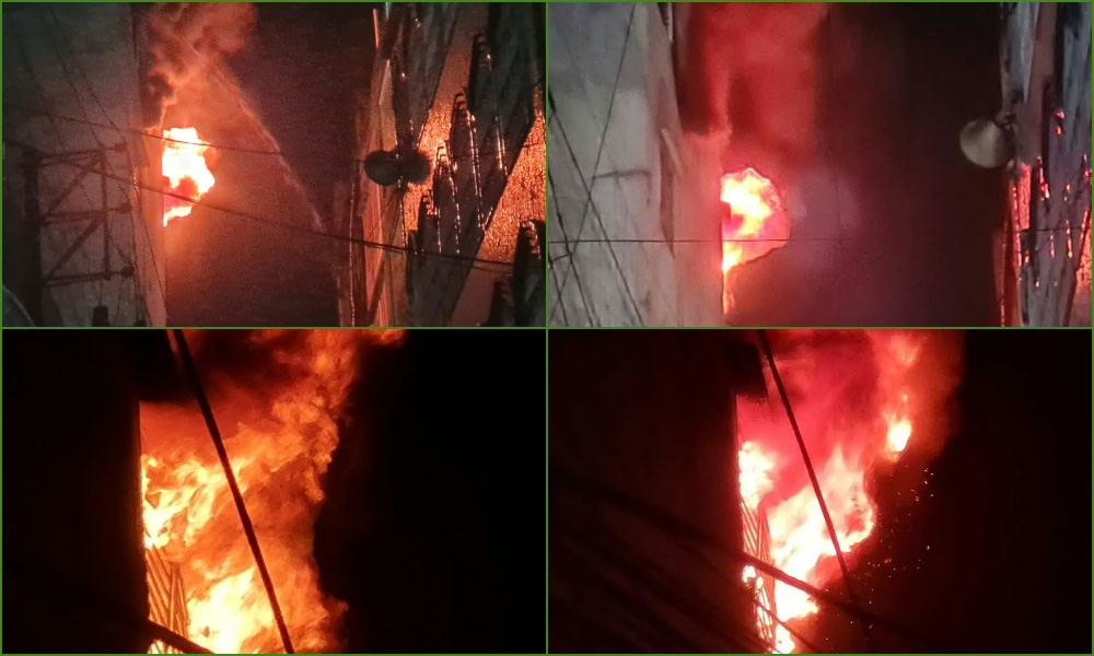 চকবাজার মার্কেটের আগুন ছড়াল পাশের ভবনেও, নিয়ন্ত্রণে ১০ ইউনিট