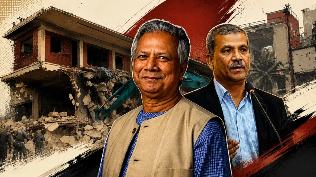 ধানমন্ডি ৩২ ভাঙচুর-অগ্নিসংযোগ:  ড.ইউনূস-আসিফ নজরুলসহ ২৭ জনের বিরুদ্ধে মামলার আবেদন