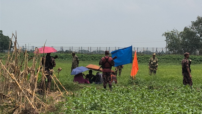 রৌমারী সীমান্তে এবার শিশুসহ ৯ জনকে পুশইনের চেষ্টা, সতর্ক অবস্থানে বিজিবি