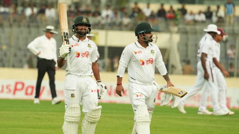 মিরপুরে সাদমানকে সেঞ্চুরির অপেক্ষায় রেখে দিন শেষ বাংলাদেশের