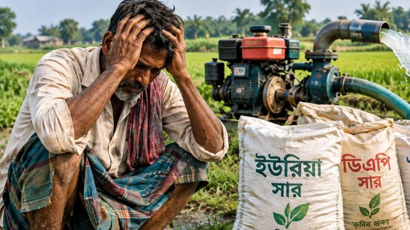 কৃষিতে সারের পর ডিজেল, বড় পরীক্ষায় দেশের কৃষক