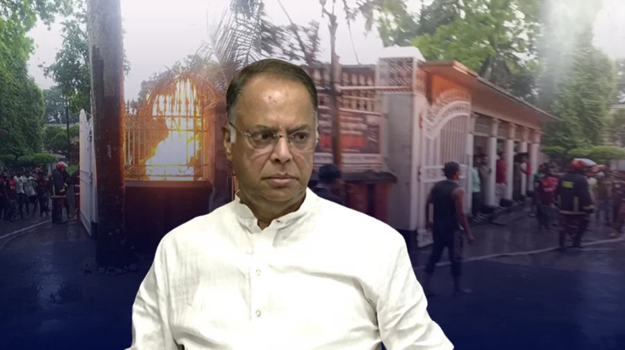 বজ্রপাতে জ্বালানিমন্ত্রী টুকুর সিরাজগঞ্জের বাসায় আগুন
