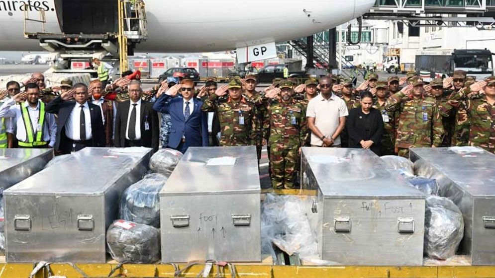 সুদানে নিহত ৬ বাংলাদেশি শান্তিরক্ষীর জানাজা রোববার