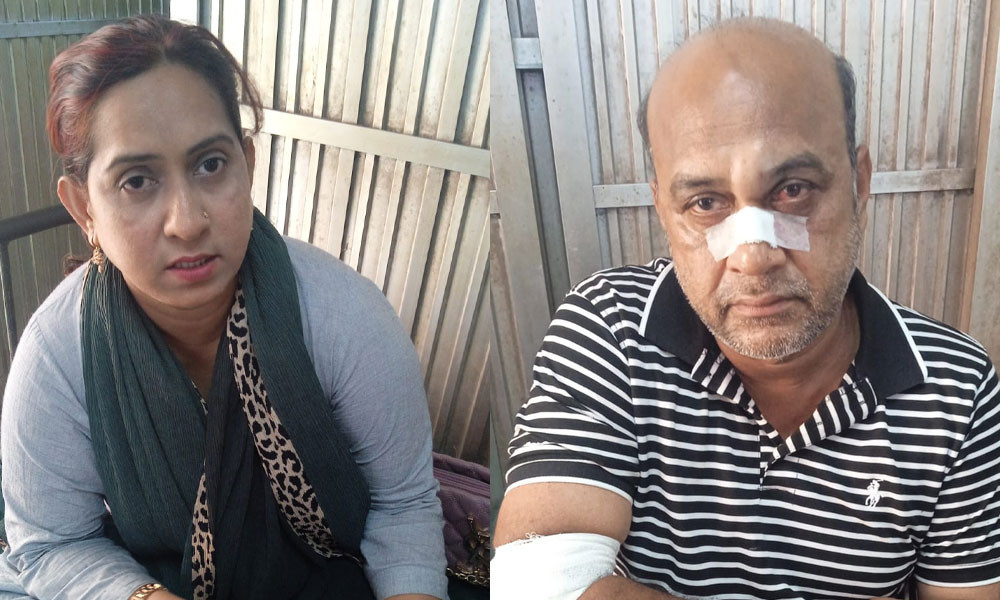 এবার আদালত চত্বরে সন্তানের সামনে মা-বাবাকে মারধর,মামলা নিতে পুলিশের গড়িমশি