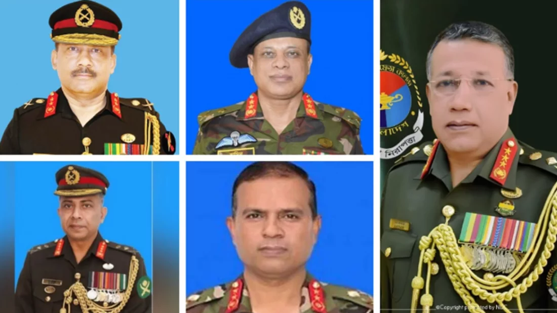 সামরিক গোয়েন্দ ডিজিএফআইয়ের সাবেক ৫ ডিজির বিরুদ্ধে গ্রেপ্তারি পরোয়ানা
