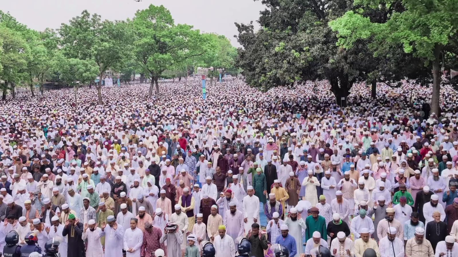 ঈদ জামাতে শোলা‌কিয়ায় জনসমুদ্র