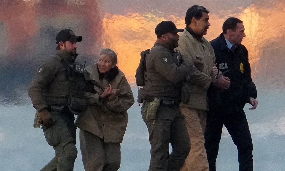 নিউইয়ের্কের আদালতে তোলা হলো মাদুরো ও তার স্ত্রীকে