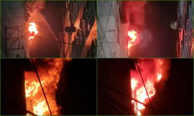 চকবাজার মার্কেটের আগুন ছড়াল পাশের ভবনেও, নিয়ন্ত্রণে ১০ ইউনিট