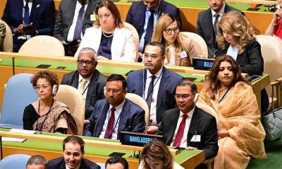 জাতিসংঘের সাধারণ পরিষদের অধিবেশনে যোগ দিলেন প্রধানমন্ত্রী