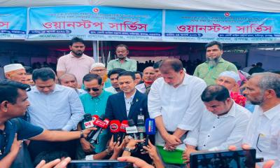 দাউদপুরে এক মাঠে স্বাস্থ্য-ভূমি-এনআইডিসহ সব সরকারি সেবা