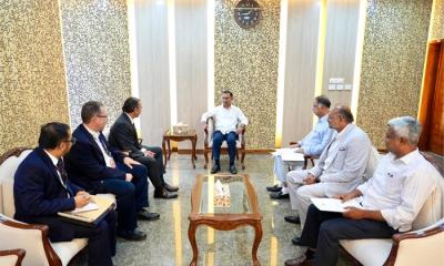 প্রধানমন্ত্রীর সঙ্গে শেভরন কর্পোরেশনের প্রতিনিধি দলের সৌজন্য সাক্ষাৎ