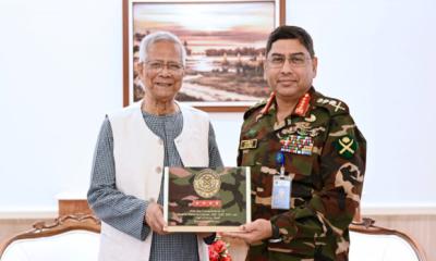 প্রধান উপদেষ্টা ও সেনাপ্রধানের বিদায়ী সাক্ষাৎ