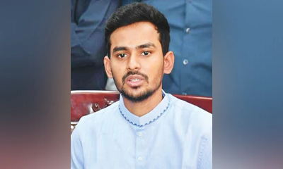 ঢাকা-১০ আসনে স্বতন্ত্র প্রার্থী আসিফ মাহমুদ