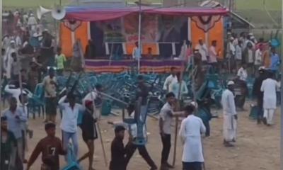 কিশোরগঞ্জের বিএনপির নির্বাচনী সভায় দুই পক্ষের সংঘর্ষে আহত ৩০