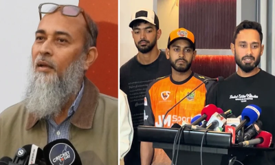 নাজমুল পদত্যাগ করেননি, ক্রিকেটাররাও মাঠে যাননি