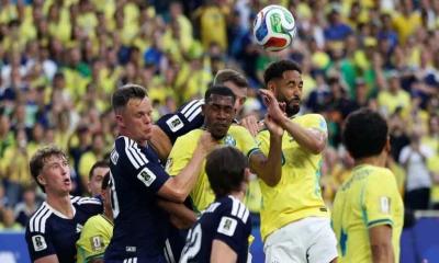 স্কটল্যান্ডকে ৩-০ গোলে হারিয়ে সেরা হয়েই নকআউটে ব্রাজিল