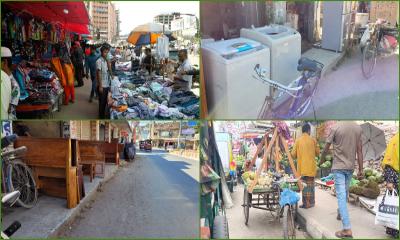 রাজধানীর ফুটপাত-সড়ক থেকে অবৈধ স্থাপনা সরাতে এবার ডিএমপির আল্টিমেটাম