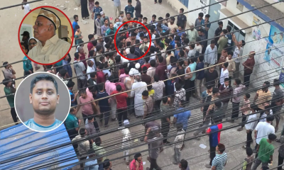 চট্টগ্রামের সাবেক মেয়র মনজুরুল আলমের বাসায় গিয়ে তোপের মুখে হাসনাত