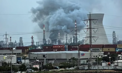 ইরানের ক্ষেপণাস্ত্র হামলায় এবার ইসরায়েলের তেল শোধনাগারে আগুন
