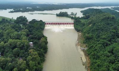 কাপ্তাই বাঁধের ১৬ জলকপাট খুলে দেয়া হয়েছে