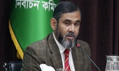 নির্বাচনের আনুষ্ঠানিক ফলাফল শুক্রবার: ইসি সানাউল্লাহ