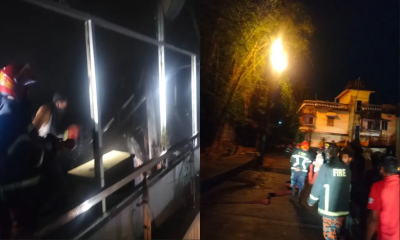 ওসমানী বিমানবন্দরে আগুন