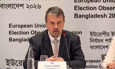 নির্বাচন গ্রহণযোগ্য ও প্রতিযোগিতামূলক হয়েছে: ইইউ পর্যবেক্ষক মিশন