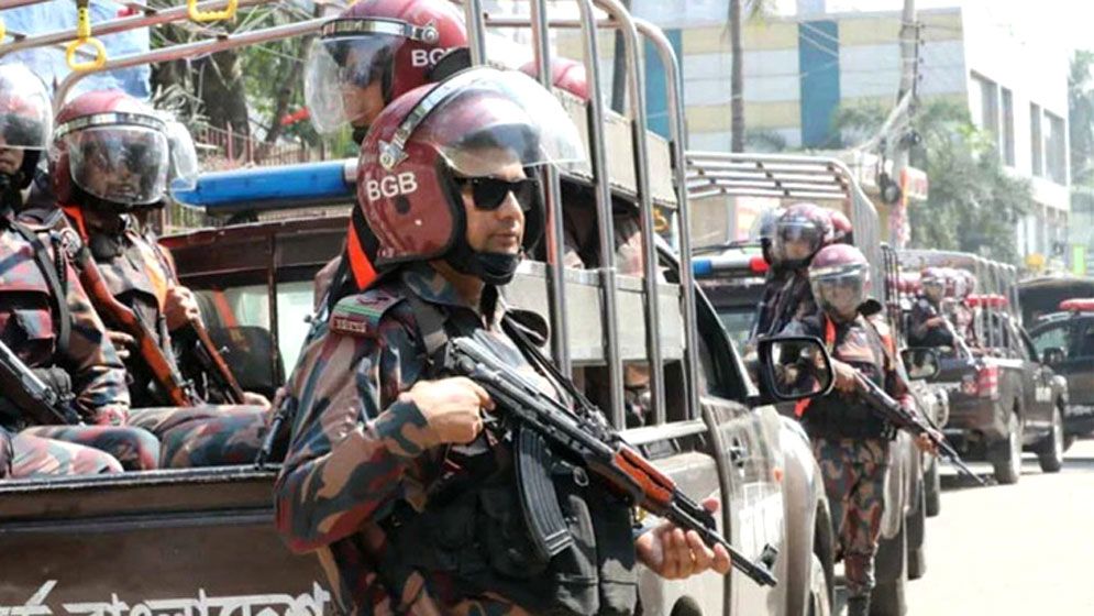 ঢাকা শহরের গুরুত্বপূর্ণ স্থানে বিজিবি মোতায়েন