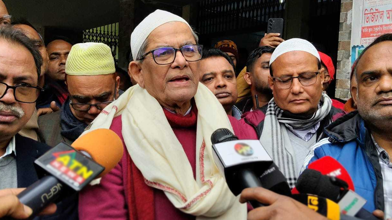 নির্বাচিত হলে উন্নয়ন হবে মূল লক্ষ্য : মির্জা ফখরুল