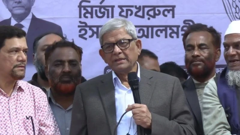 আমেরিকার সঙ্গে জামায়াতের গোপন আঁতাত হয়েছে-মির্জা ফখরুল