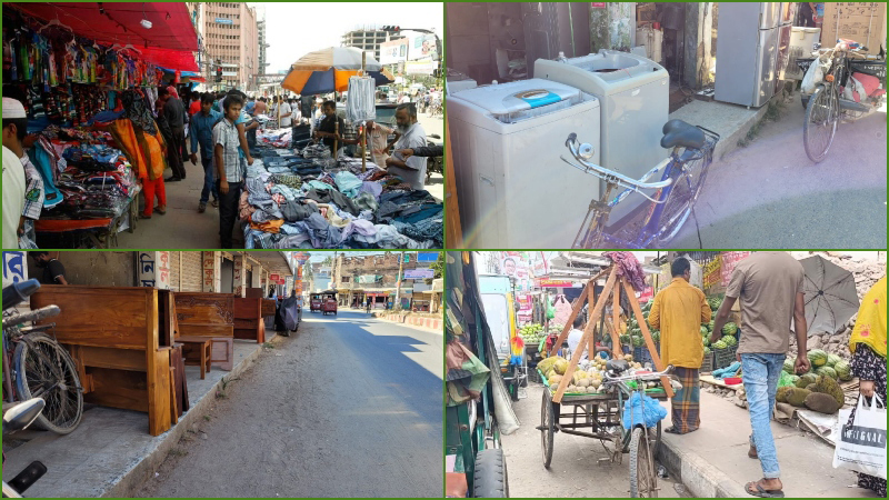 রাজধানীর ফুটপাত-সড়ক থেকে অবৈধ স্থাপনা সরাতে এবার ডিএমপির আল্টিমেটাম