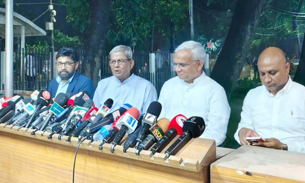 যুগপৎ আন্দোলনে ঘোষিত ৩১ দফার ভিত্তিতেই হবে রাষ্ট্র সংস্কার : মির্জা ফখরুল