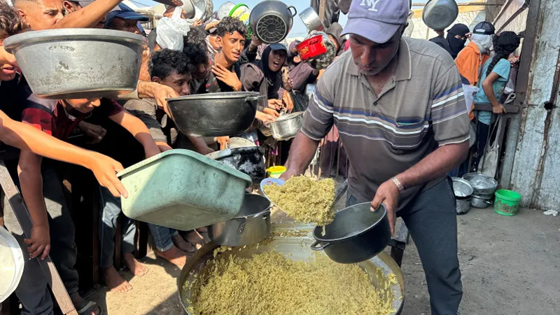 গাজায় তীব্র মানবিক সংকট