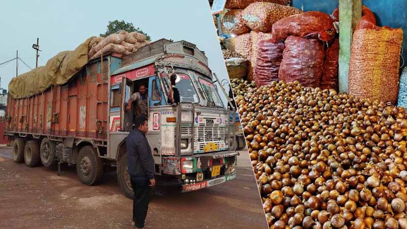 ভারত থেকে পেঁয়াজ আমদানি শুরু, কেজিতে ৩০ টাকা কমল