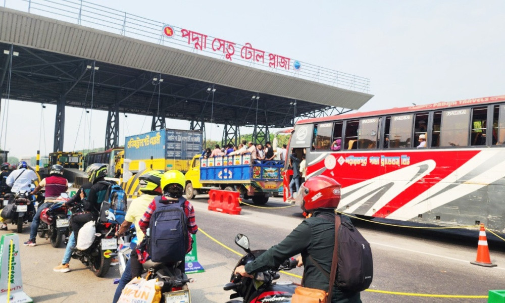 পদ্মা সেতুতে ৪৮ ঘণ্টায় প্রায় ৯ কোটি টাকা টোল আদায়