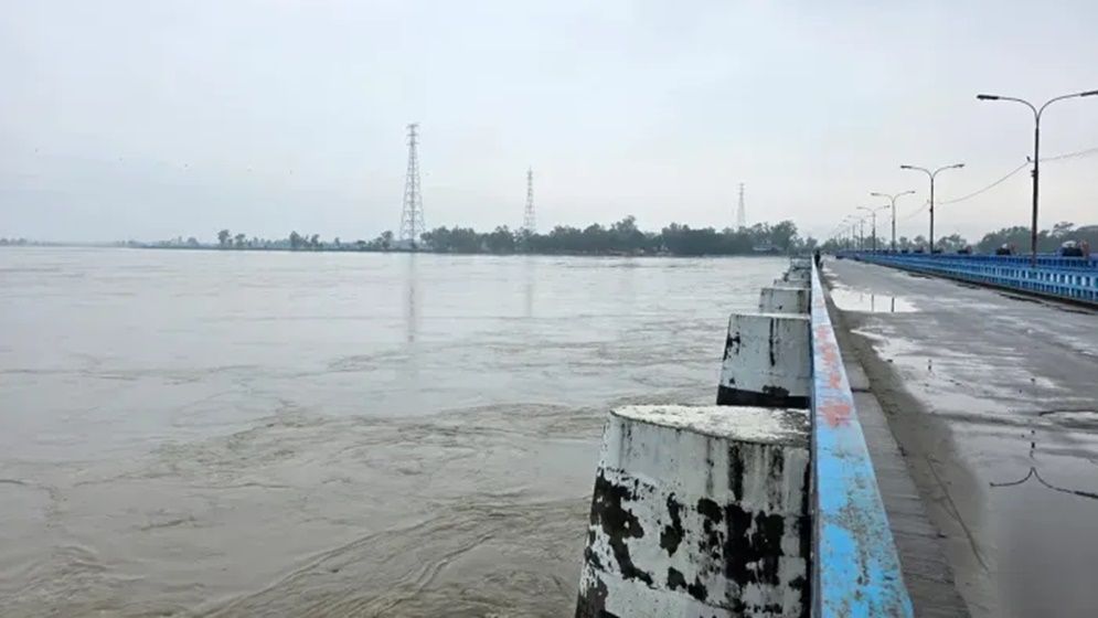 উজানের ঢলে ভাটির তিস্তার পানি বিপৎসীমার ওপরে, উত্তরাঞ্চলে বন্যার শঙ্কা